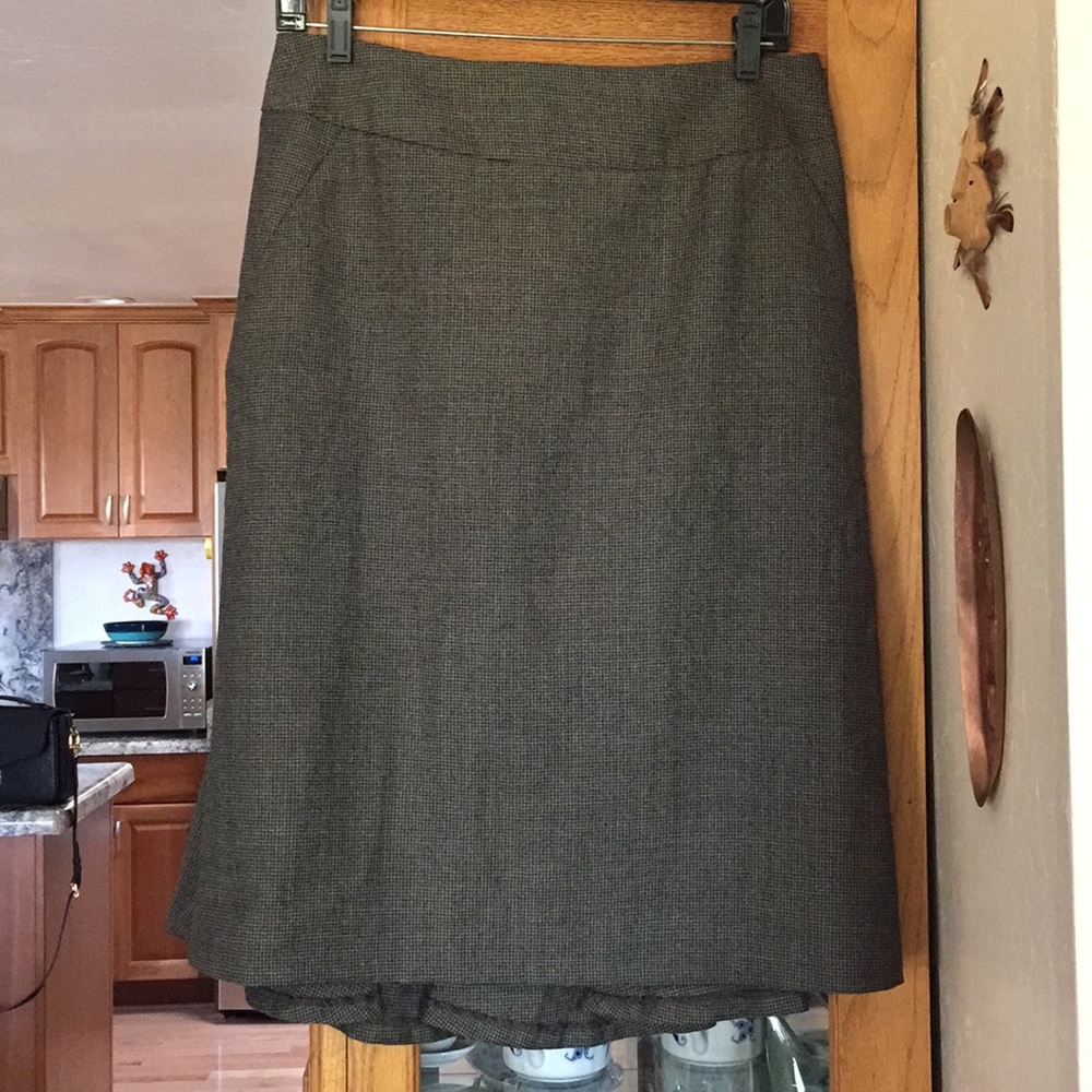 Banana Republic skirt kick pleated wool